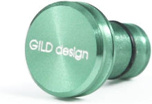 画像をギャラリービューアに読み込む, GILD design アルミ削り出し イヤホンジャックカバー ライトグリーン GA-200LG