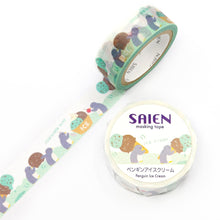 画像をギャラリービューアに読み込む, マスキングテープ ペンギンアイスクリーム UR-0248 15mm×7m 和紙 日本