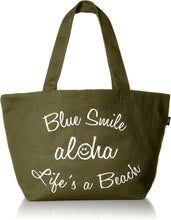 画像をギャラリービューアに読み込む, Make UP BLUESMILE aloha キャンバストート (L) KH