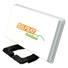 画像をギャラリービューアに読み込む, INBYTE インバイト フラット型ポータブルBS・110°CSアンテナセットSELFSAT OUTDOOR J05TK