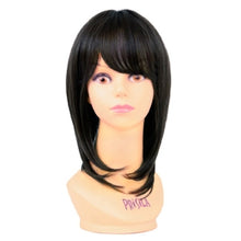 画像をギャラリービューアに読み込む, 5分ウィッグニュアンスストレート耐熱ブラック