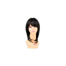 画像をギャラリービューアに読み込む, 5分ウィッグニュアンスストレート耐熱ブラック