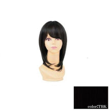 画像をギャラリービューアに読み込む, 5分ウィッグニュアンスストレート耐熱ブラック