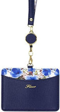 画像をギャラリービューアに読み込む, IDカードホルダー Fleur Navy