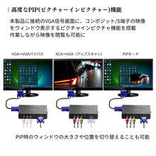 画像をギャラリービューアに読み込む, エアリア UP KING3 アップスキャンコンバーター コンポジット入力 VGA出力 アップスキャンコンバーター 音声対応 SD-VSC3