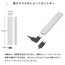 画像をギャラリービューアに読み込む, エアリア センサー式 ショートカットキー 5キー USB接続 TypeC SD-TOUCHBAR-WH