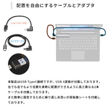 画像をギャラリービューアに読み込む, エアリア センサー式 ショートカットキー 5キー USB接続 TypeC SD-TOUCHBAR-WH