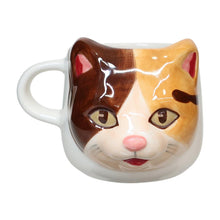画像をギャラリービューアに読み込む, トモ・コーポレーション(Tomo Corporation) マグカップ アニマル 280ml ミケネコ コーヒーカップ/ティーカップ/猫柄/アニマル/陶器食器/カフェ風