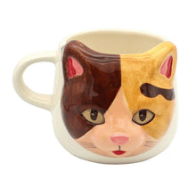画像をギャラリービューアに読み込む, トモ・コーポレーション(Tomo Corporation) マグカップ アニマル 280ml ミケネコ コーヒーカップ/ティーカップ/猫柄/アニマル/陶器食器/カフェ風