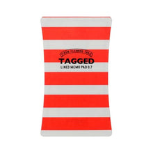 画像をギャラリービューアに読み込む, TAGGED(タグド) TAGGED MEMO PAD (L) ボーダー02(レッド)