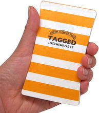 画像をギャラリービューアに読み込む, TAGGED(タグド) TAGGED MEMO PAD (S) ボーダー03(オレンジ)
