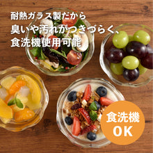 画像をギャラリービューアに読み込む, HARIO(ハリオ) 日本製 耐熱ガラス製 スイーツボウル 200ml BUONO kitchen SWB-20-BK クリア