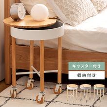 画像をギャラリービューアに読み込む, PW-56WHサイドテーブルW35×D35×H51.5