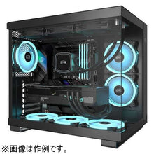 画像をギャラリービューアに読み込む, CPS 高透過率ガラス採用 ピラーレスPCケース C3T500-ARGB-BK