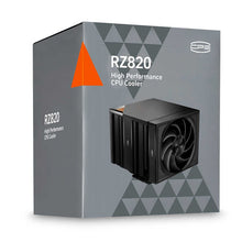 画像をギャラリービューアに読み込む, CPS ウルトラハイエンド空冷CPUクーラー「RZ820 BLACK」 ハイブリッド・アンチグラビティヒートパイプ 高性能FDBファン ARGBライティング 構造