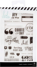 画像をギャラリービューアに読み込む, Heidi Swapp (ハイディスワップ) Stamping - HS - Color Fresh - Acrylic Stamp Set (23 Piece) 314556