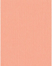 画像をギャラリービューアに読み込む, Bazzill (バジル) Canvas Texture Cardstock - BZ - Mono - 8.5 x 11 - Coral Cream 305049