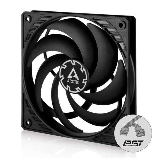 ARCTIC  120mm角15mm厚ケースファン「P12 Slim PWM PST」