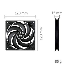 画像をギャラリービューアに読み込む, ARCTIC  120mm角15mm厚ケースファン「P12 Slim PWM PST」
