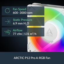 画像をギャラリービューアに読み込む, ACFRE00188A/LF III PRO360 ARGB-WH

