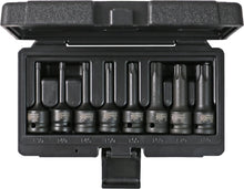 画像をギャラリービューアに読み込む, 1/2" Impact bit socket set for TX screws 8 pcs T30-T80

