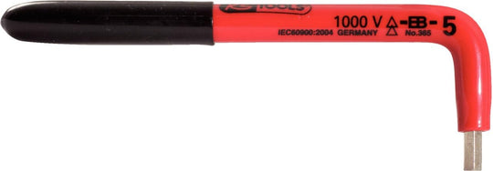 Insulated angled hex screwdriver 5mm