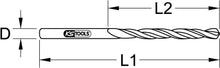 画像をギャラリービューアに読み込む, HSS-R twist drill pack of 10 88mm
