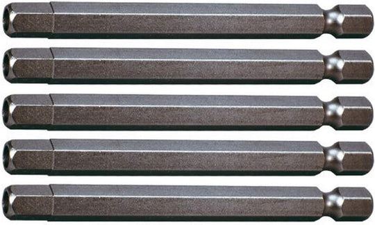 1/4" CLASSIC Bit hexagon tamperproof 6mm pack of 5