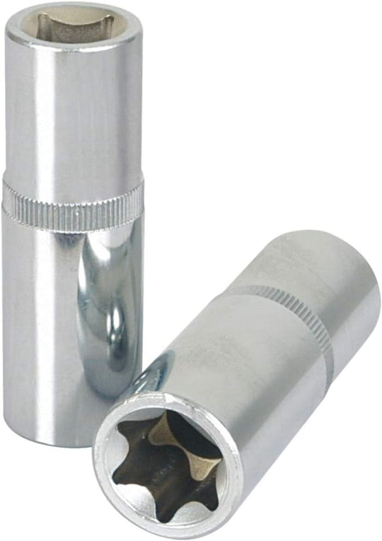 1/2" CHROMEplus TX E Socket deep E20