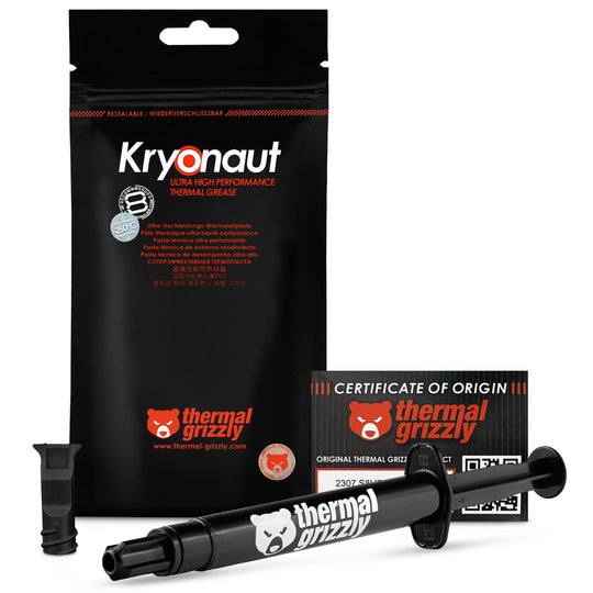 ドイツ Thermal Grizzly オーバークロック用特別設計高性能熱伝導グリス Kryonaut 1.5ml