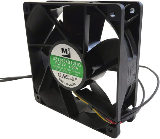 ワイドワーク 120mm角厚さ38mmDC12V 超高速 HyperJet2 PWMファン2ボールベアリング 最大回転数5000rpm  DZ12038B12HG