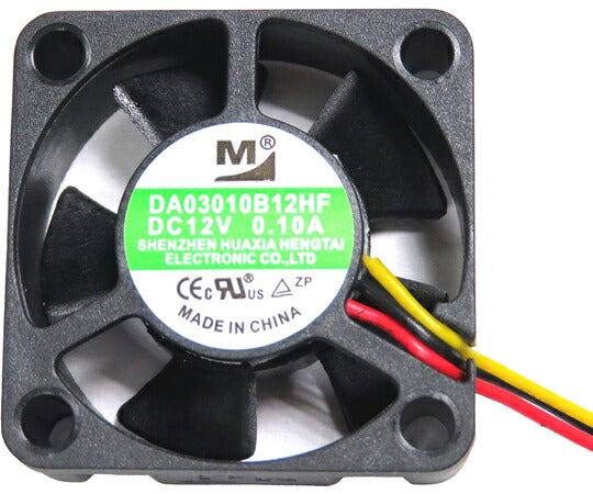 ワイドワーク 30mm角厚さ10mmDC12V 回転数10000rpm Highスピードファン DA03010B12HF