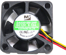 画像をギャラリービューアに読み込む, ワイドワーク 30mm角厚さ10mmDC12V 回転数10000rpm Highスピードファン DA03010B12HF

