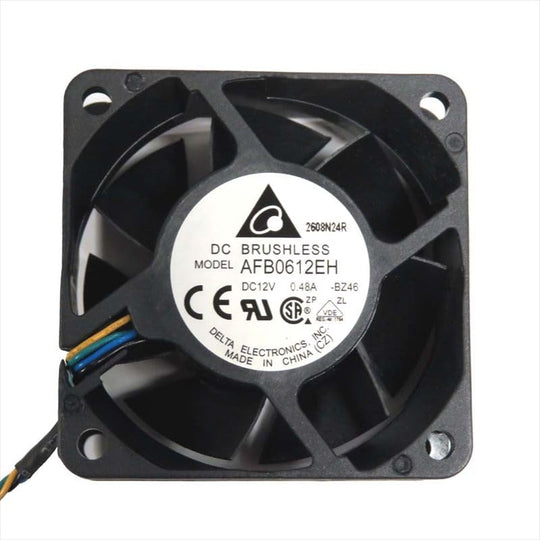 ワイドワーク 60mm角厚さ25mmDC12V 超高速PWMファン 最大回転数6800rpm AFB0612EH-BZ46