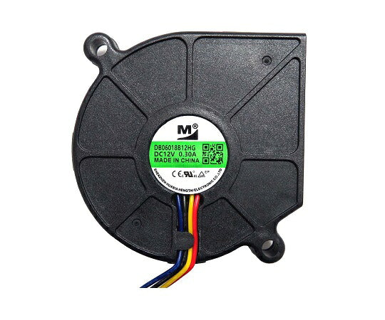 ワイドワーク 61mm厚さ18mmDC12V PWMブロワーファン 最大回転数5500rpm DB06018B12HG
