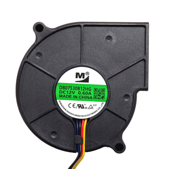 ワイドワーク 75mm厚さ30mmDC12V PWMブロワーファン 最大回転数4500rpm DB07530B12HG