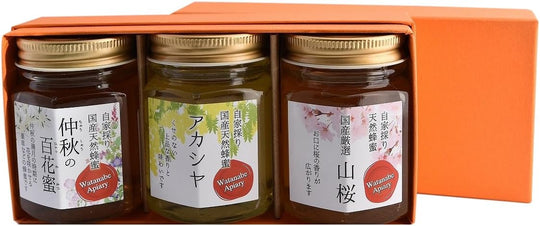 国産天然蜂蜜 140gｘ3本セット