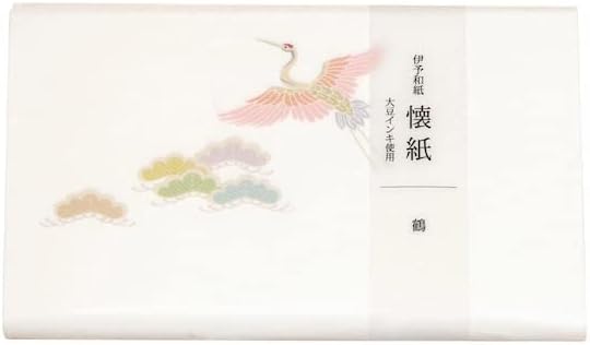 kimono美 懐紙 鶴 175mm×145mm 20枚入り  No.3001