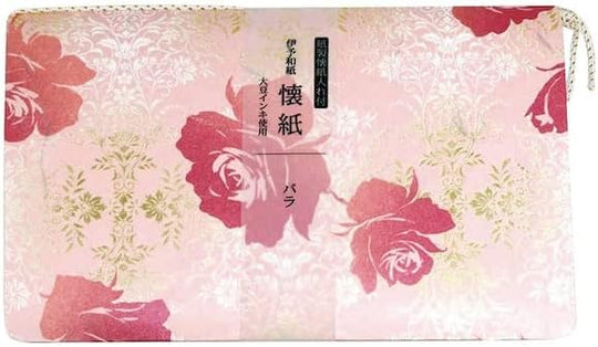 kimono美 懐紙 ケース付き バラ 175mm×145mm 20枚入り No.3502