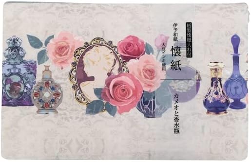 kimono美 懐紙 ケース付き カメオと香水瓶 175mm×145mm 20枚入り No.3507