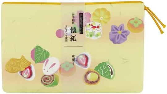 kimono美 懐紙 ケース付き 和菓子 175mm×145mm 20枚入り No.3508
