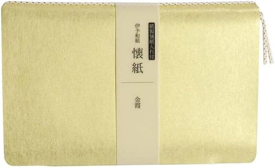 kimono美 懐紙 ケース付き 金霞 175mm×145mm 20枚入り No.3519