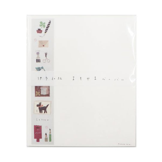 SAIEN 田村美紀 よもやまペーパー Letter 175mm×145mm 20枚入り No.3043