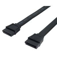 親和産業　SATA3ケーブル 黒 ラッチなし 20cm  SS-SAT20BK-S0