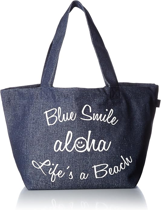 Make UP BLUESMILE aloha キャンバストート (S) デニム