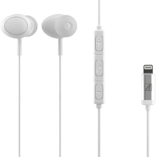 エアリア Kyo-ons ライトニングイヤホン iPhone X XS XR Xmax MFI認証取得済 リモコン マイク搭載 ホワイト MS-KE11-WH