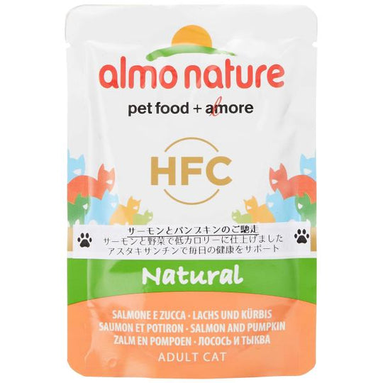 アルモネイチャー キャットフード クラシック サーモンとパンプキンのご馳走 55g×24個 ×24個