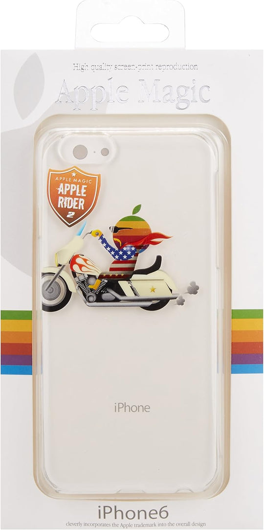 ■NATURALdesign ナチュラルデザイン iPhone6専用ケース（4.7インチ） APPLE MAGIC iP6A12 APPLE RIDER 2 iP6_AM12