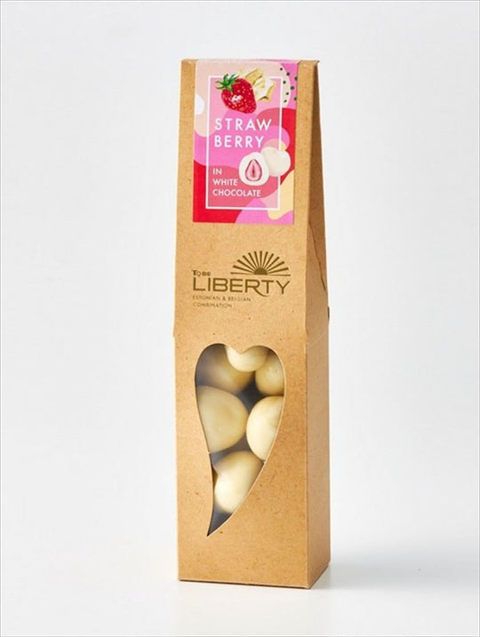 TOBE LIBERTY フリーズドライイチゴチョコがけ（ホワイト）