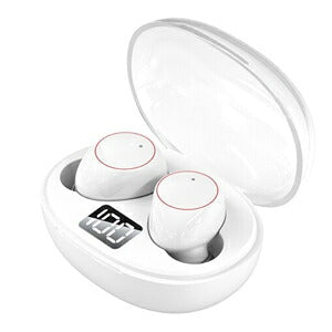 LAZOS ラソス Bluetoothイヤホン V5.3 + EDR 丸形 ホワイト L-TWS-6